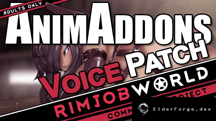 RJW AnimAddons VoicePatch – звуковые эффекты для анимаций RimJobWorld