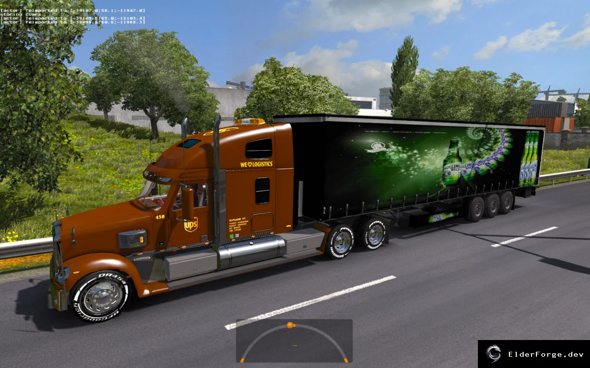 Обложка мода: Rolling Rock Beer Trailer для Euro Truck Simulator 2 – автономный прицеп