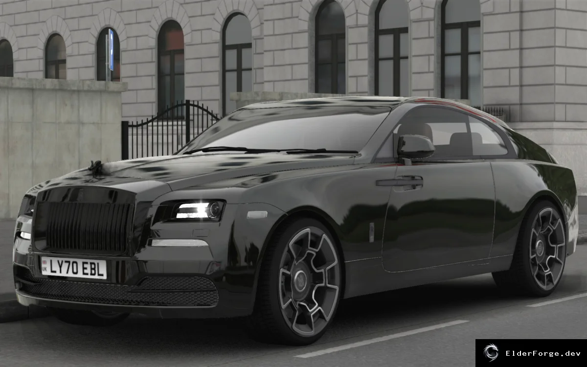Обложка мода: Rolls‑Royce Wraith 2016 для Euro Truck Simulator 2 – премиум‑грузовик