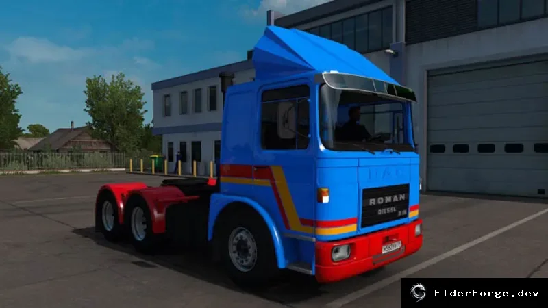 Обложка мода: ROMAN Diesel v1.3.6 – реалистичная 3D модель для Euro Truck Simulator 2