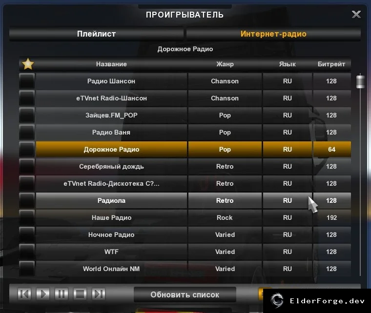 Обложка мода: Российские радиостанции для Euro Truck Simulator 2 – новые FM‑каналы