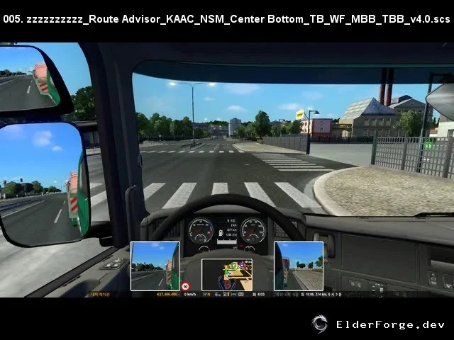 Обложка мода: Route Advisor Mod Collection v4.0 – расширенные навигационные HUD для Euro Truck Simulator 2