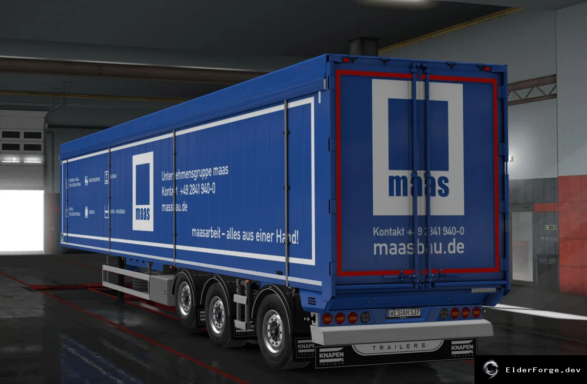 Обложка мода: Rudis Knapen Skins – 20 новых скинов для Knapen K100 в ETS2 (v1.34)
