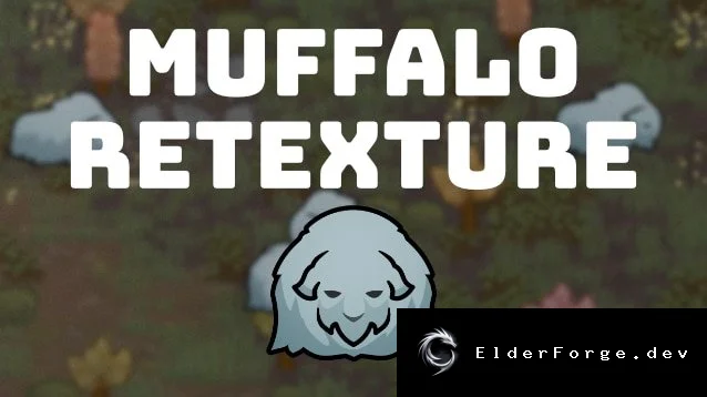Rudo's Muffalo Retexture – новый визуальный облик для муффало в RimWorld