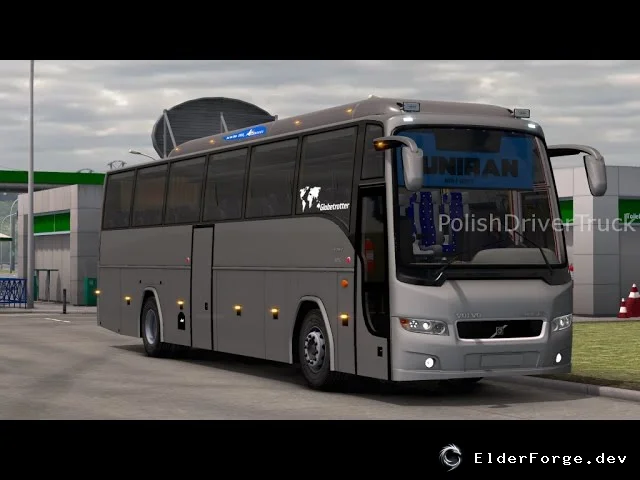 Обложка мода: Runiran Volvo B9R I Shift – высококачественная модель для Euro Truck Simulator 2