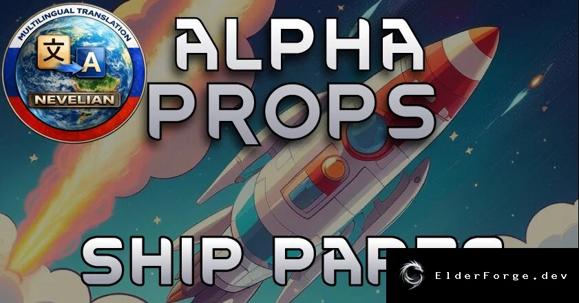 Русификатор Alpha Props – Ship Parts для RimWorld