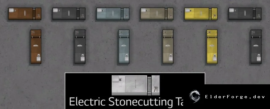 Русификатор Electric Stonecutting Table для RimWorld