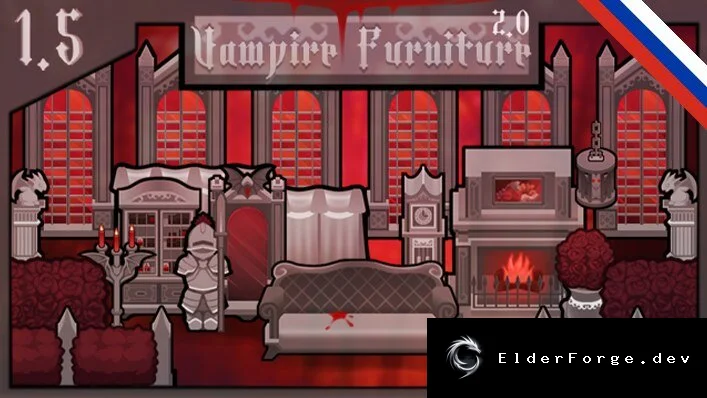 Русификатор Gothicstyle Vampire Furniture для RimWorld