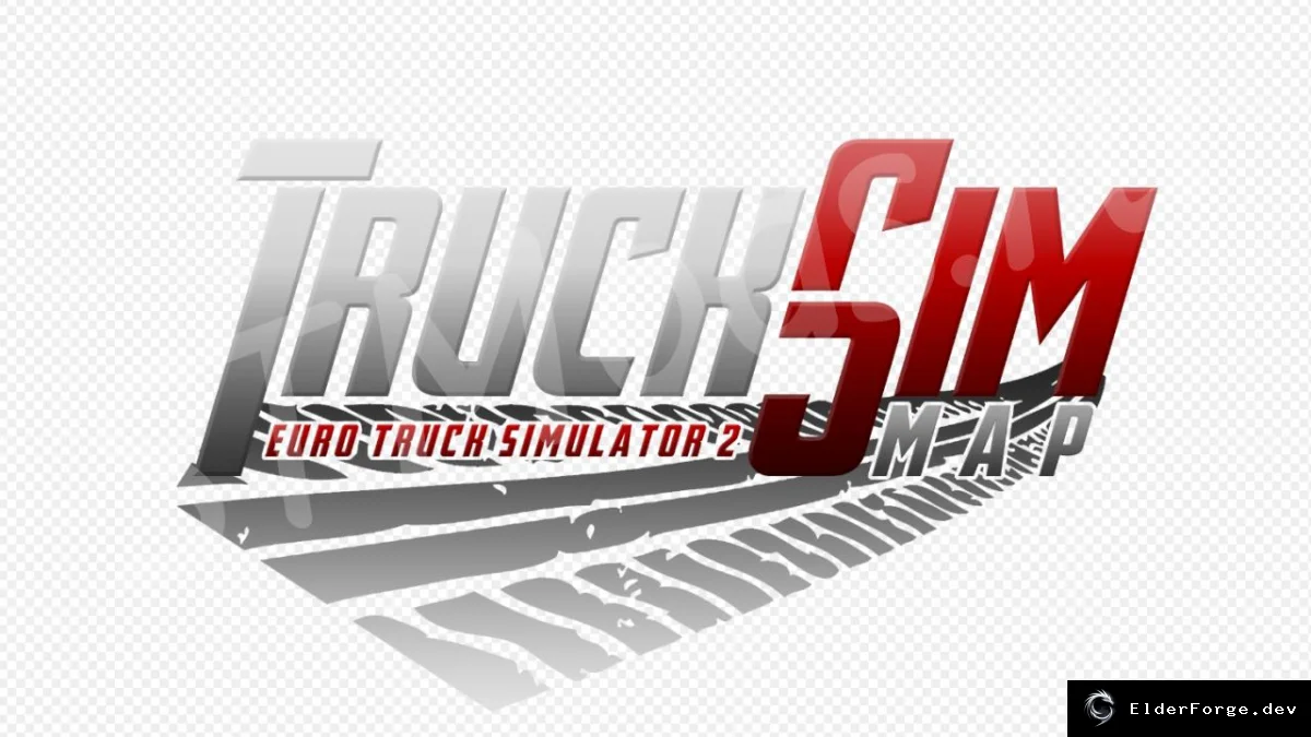 Обложка мода: Русификатор карт TruckSim Map 6.6 и базовой карты для Euro Truck Simulator 2