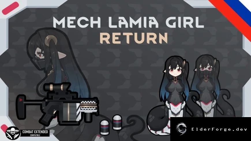 Русификатор Mech Lamia Girl для RimWorld – полная локализация от MG