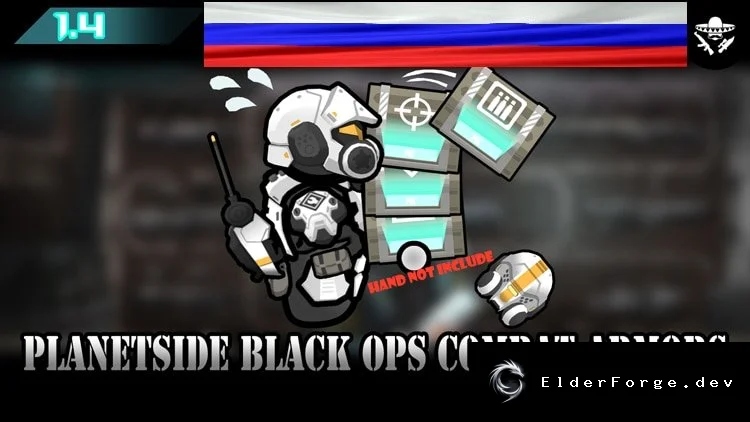 Русификатор PlanetSide2 NS Black Ops Combat Armor для RimWorld