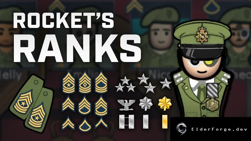 Русификатор Rocket's Ranks для RimWorld – полная локализация