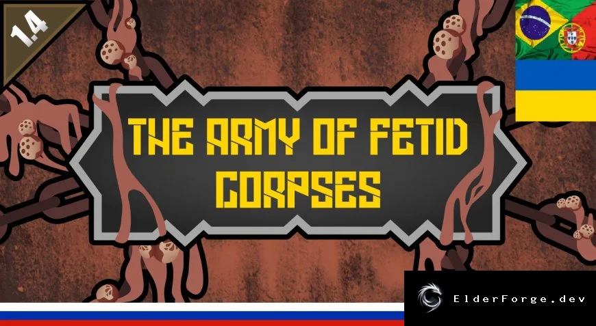 Русификатор The Army Of Fetid Corpses для RimWorld – новые монстры, снаряжение и сценарий