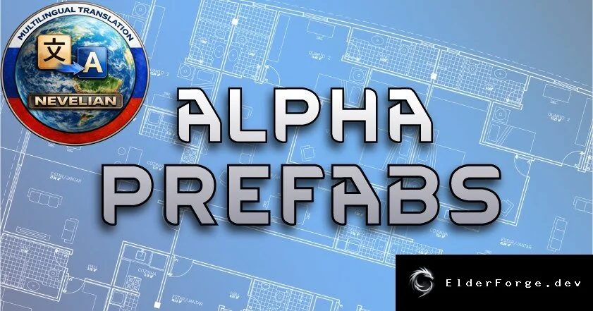 Русский перевод Alpha Prefabs для RimWorld