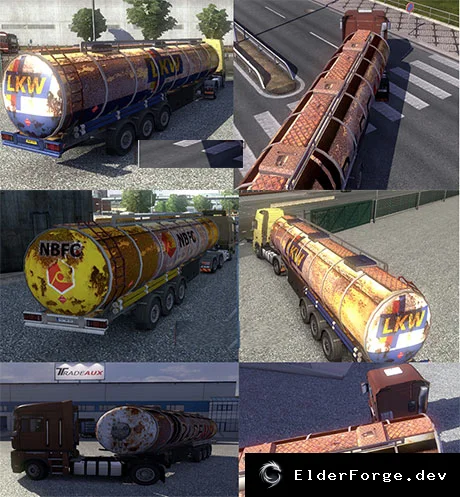 Обложка мода: Rusty Fuel Tanks – ржавые цистерны для Euro Truck Simulator 2