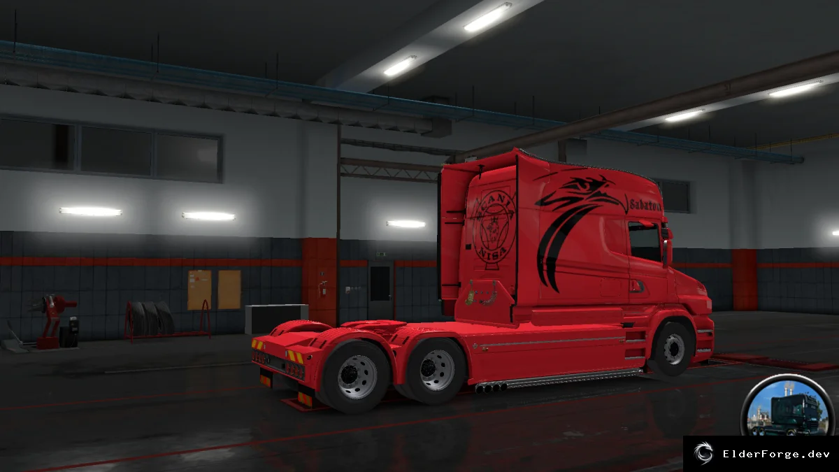 Обложка мода: Sabaton Skin for Scania T Longline – Euro Truck Simulator 2