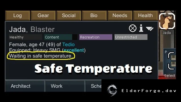 Safe Temperature – улучшенный контроль тепла в RimWorld