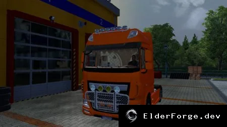 Обложка мода: Салон DAF Euro6 с аксессуарами для Euro Truck Simulator 2