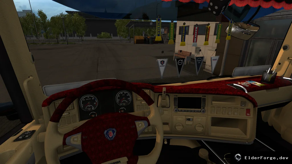 Обложка мода: Салон Snake&amp;Tree для Scania R 2009 – мод для Euro Truck Simulator 2