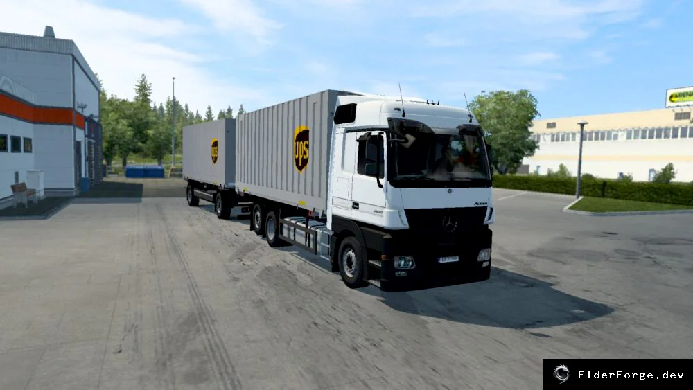 Обложка мода: Шасси с меняемым кузовом для Mercedes‑Benz MP3 в ETS2 (версии 1.43.x)