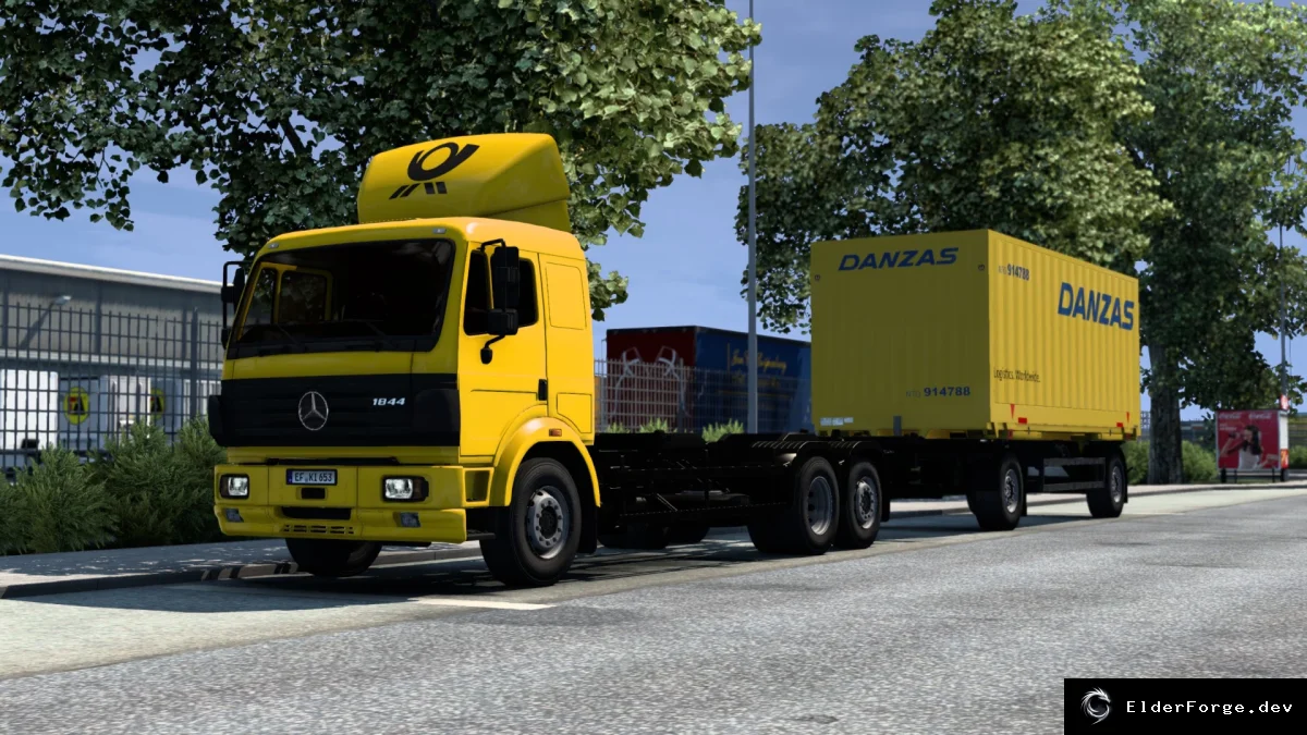 Обложка мода: Шасси со сменным кузовом для Mercedes‑Benz SK в Euro Truck Simulator 2