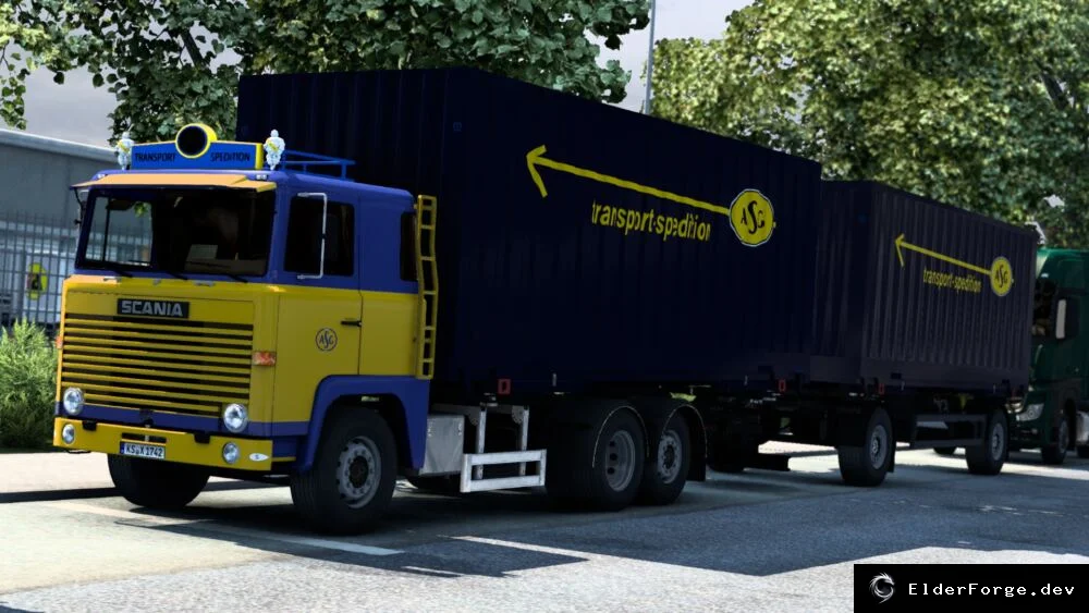 Обложка мода: Шасси со сменным кузовом для Scania 1 Series – мод для Euro Truck Simulator 2 (ETS2)