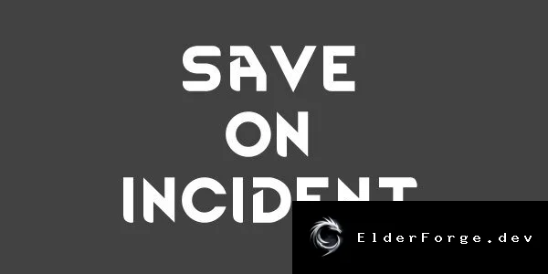Save On Incident — автоматическое сохранение перед событиями в RimWorld