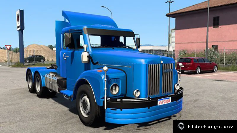 Обложка мода: Scania 111S Muito – автономный грузовик для Euro Truck Simulator 2 (ETS2 1.42)