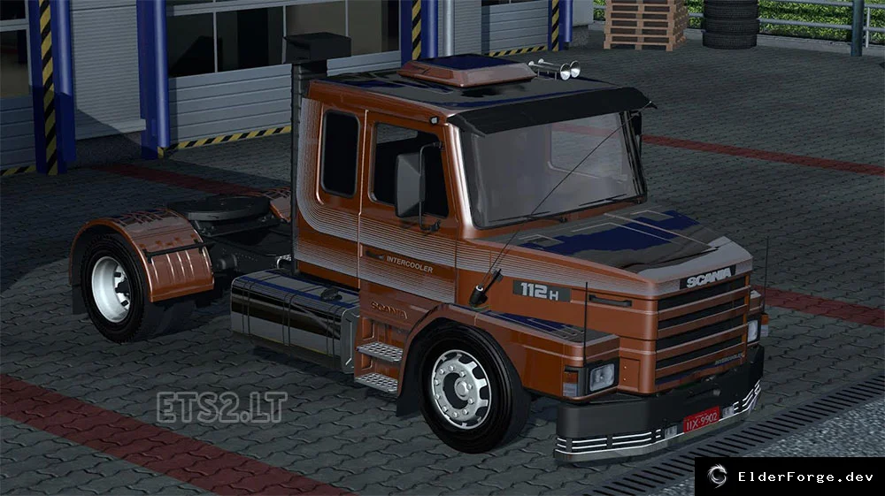 Обложка мода: Scania 112h Intercooler – улучшенный капот для Euro Truck Simulator 2
