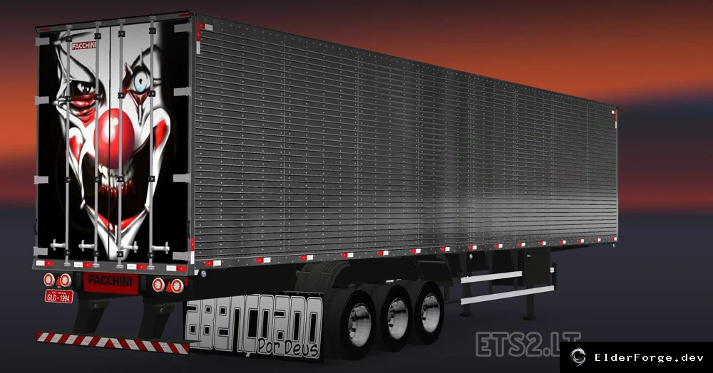 Обложка мода: Scania 113 Frontal для ETS2 + 2 автономных прицепа – полное переоснащение