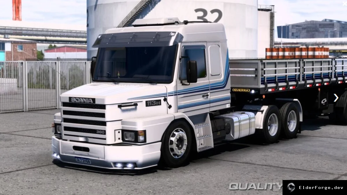 Обложка мода: Scania 113H с пневмоподвеской для Euro Truck Simulator 2 (ETS2 1.41)