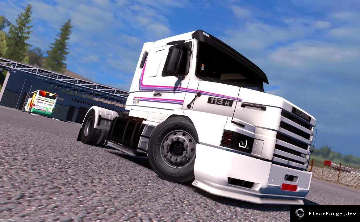 Обложка мода: Scania 113H v3.0 + Скин для Euro Truck Simulator 2 (ETS2 1.34)