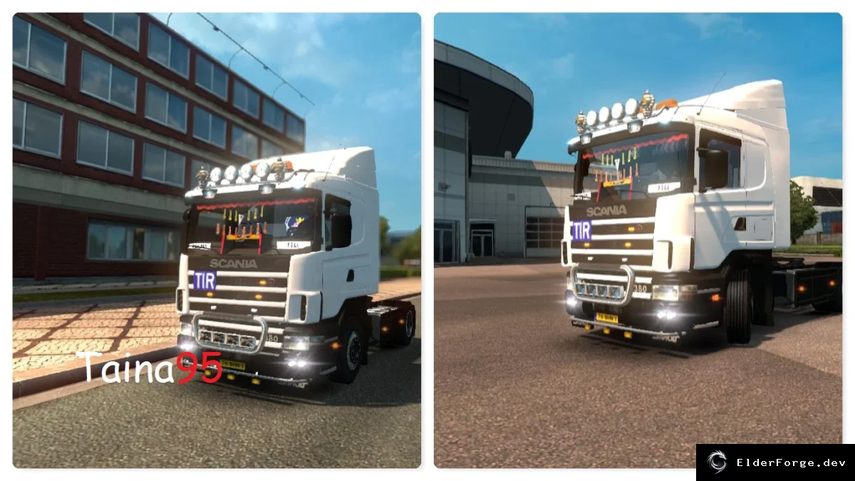 Обложка мода: Scania 114L для Euro Truck Simulator 2 – новый 4x2 грузовик v1.0