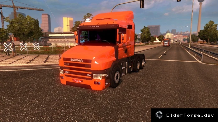 Обложка мода: Scania 124G Bicuda – новый автономный грузовик для Euro Truck Simulator 2 (ETS2)