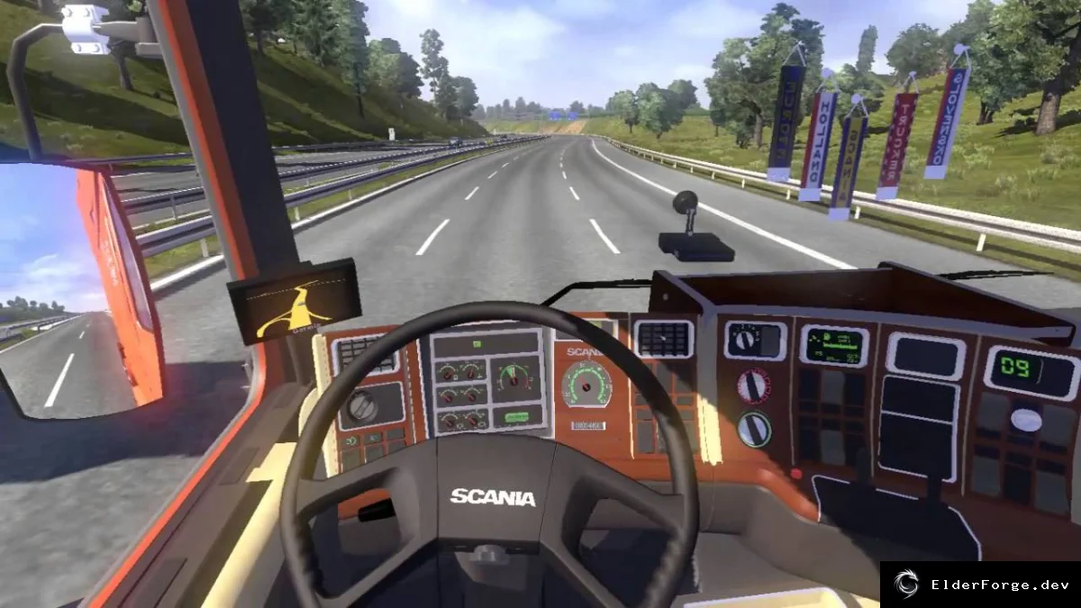 Обложка мода: Scania 143M 360 – новый салон и улучшения для ETS2