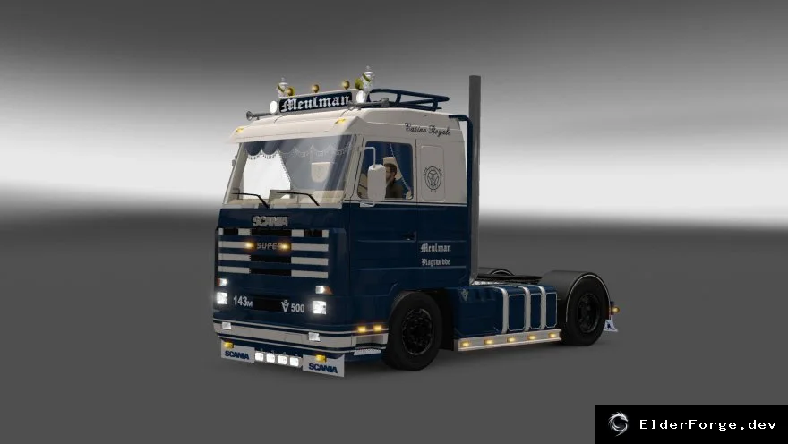 Обложка мода: Scania 143M Meulman – новый грузовик для Euro Truck Simulator 2