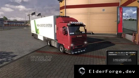 Обложка мода: Scania 143m – надёжный тягач для Euro Truck Simulator 2