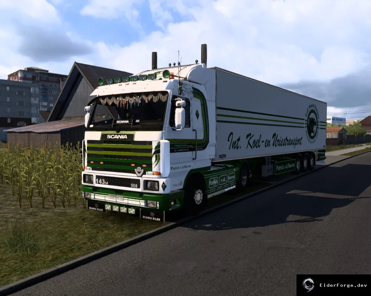 Обложка мода: Scania 143m – новый грузовик для Euro Truck Simulator 2 (ETS2)