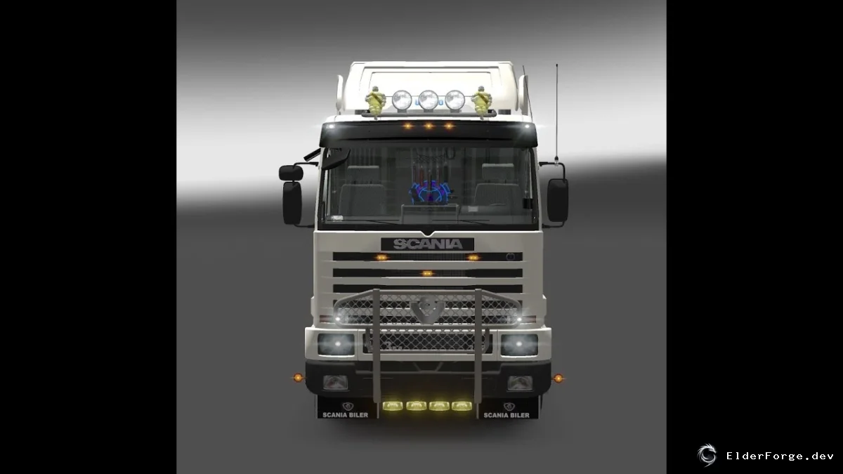 Обложка мода: Scania 143M v2.0 – полные интерьеры, V8 звук и новые опции для ETS2