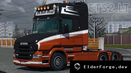 Обложка мода: Scania 164L с классическим интерьером T730 для Euro Truck Simulator 2