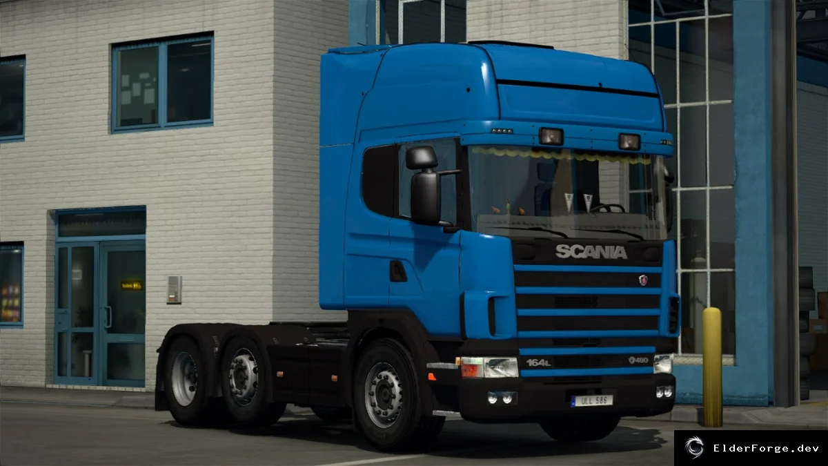 Обложка мода: Scania 4-Series для Euro Truck Simulator 2 – новые кабины и шасси