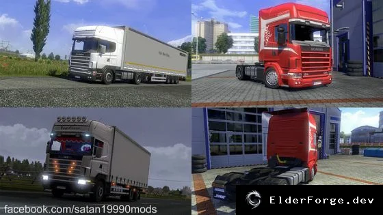 Обложка мода: Scania 4 серии для Euro Truck Simulator 2 – полная комплектация BDF, версия 1.7