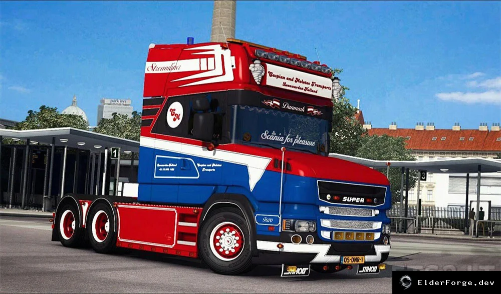 Обложка мода: Scania C&amp;M Transports v2 – адаптированный грузовик для ETS2 1.25