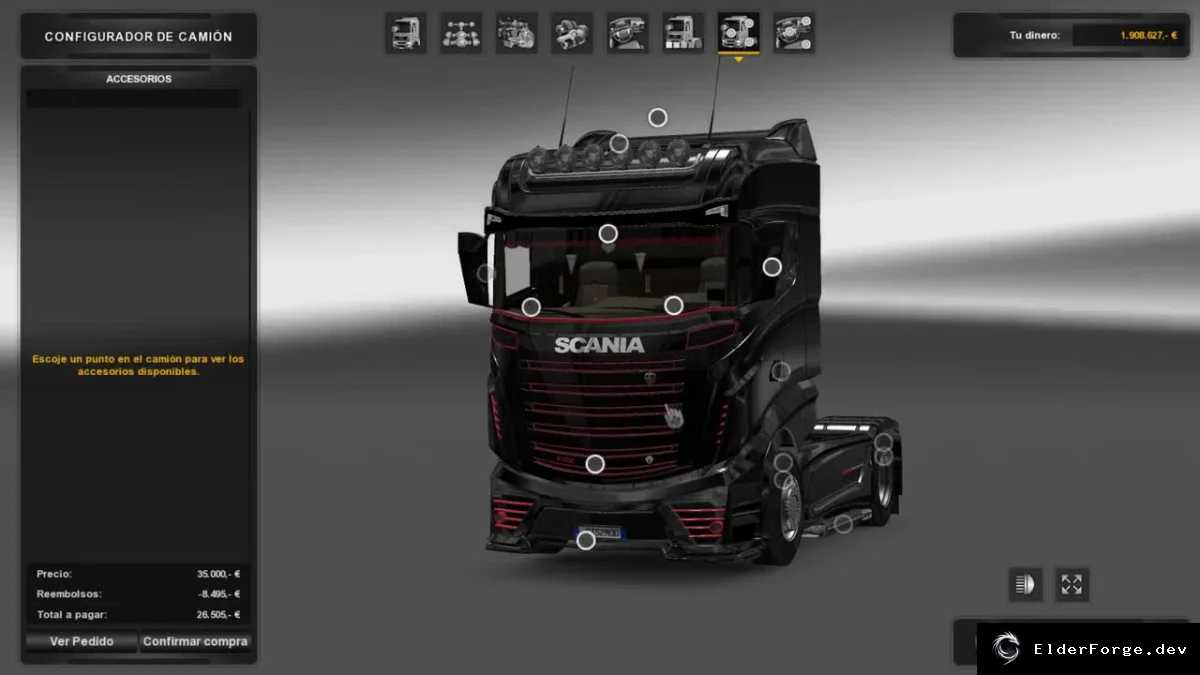 Обложка мода: Scania Concept R1000 v5.0 – новый грузовик для Euro Truck Simulator 2