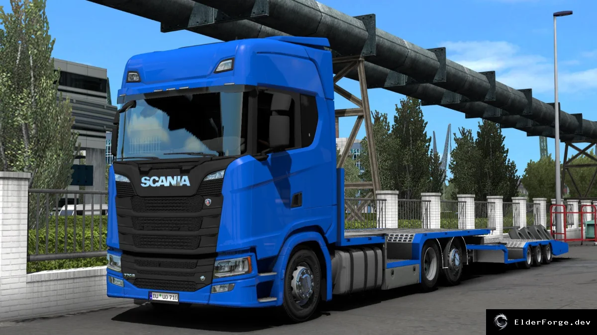 Обложка мода: Scania FVG Tandem Fix для Euro Truck Simulator 2 (v1.40)