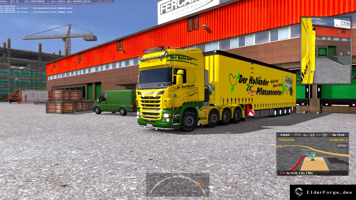 Обложка мода: Scania Hollander + Hollander Jumbo Trailer Skin – новый скин для Euro Truck Simulator 2