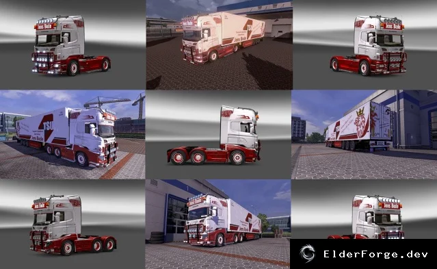 Обложка мода: Scania Jens Bode Rework v5 – полная переоформка для Euro Truck Simulator 2