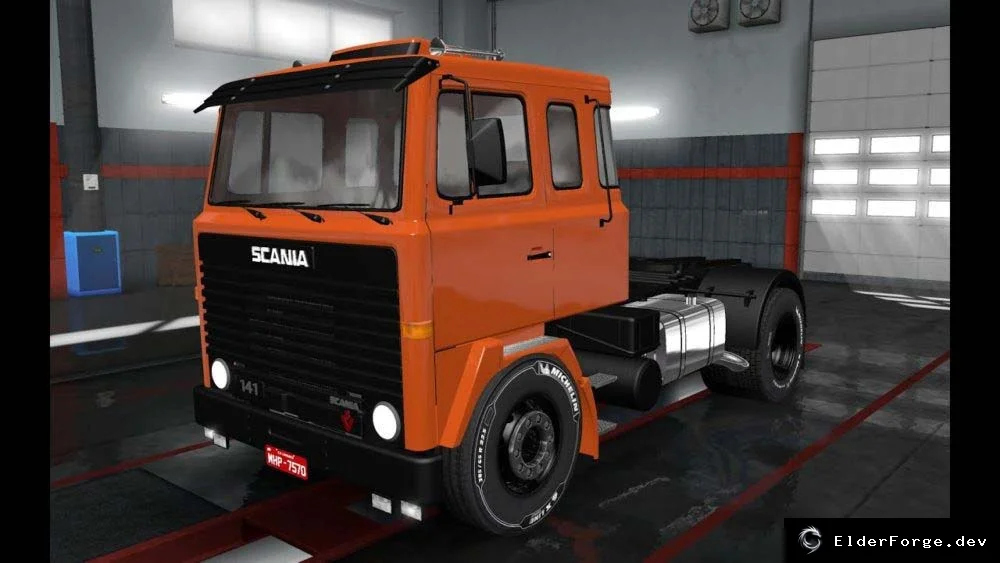 Обложка мода: SCANIA LK 141 V2.0 – новые двигатели, шасси и скины для Euro Truck Simulator 2