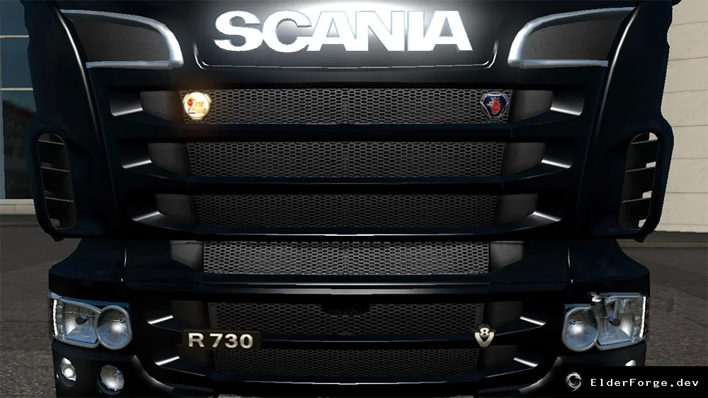 Обложка мода: Scania New V8 Sound – новый звук V8 для Scania в Euro Truck Simulator 2