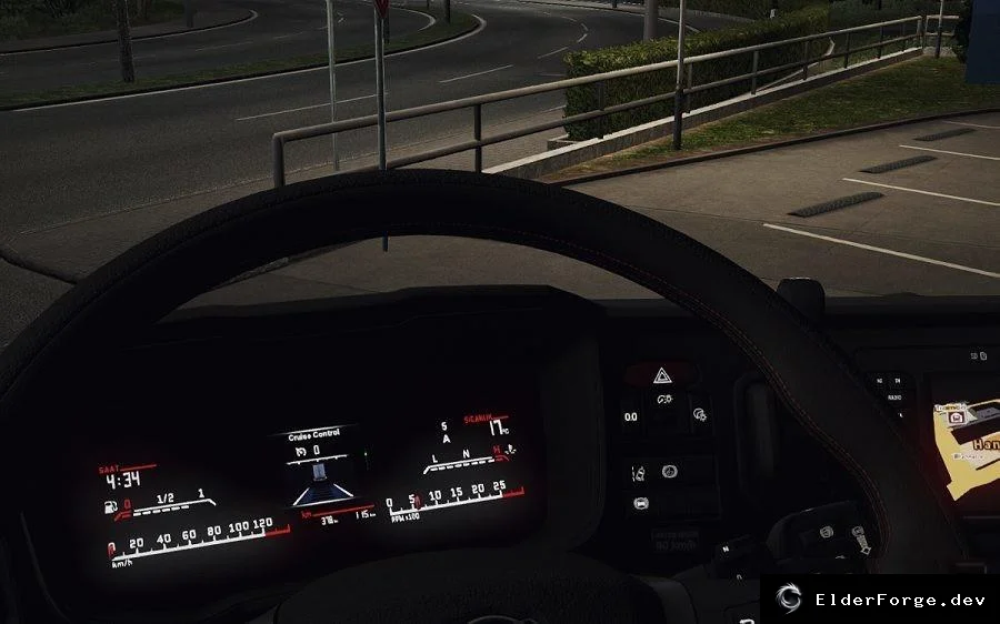 Обложка мода: Scania NextGen S Ghost Screen – новые цифровые интерьеры для ETS2